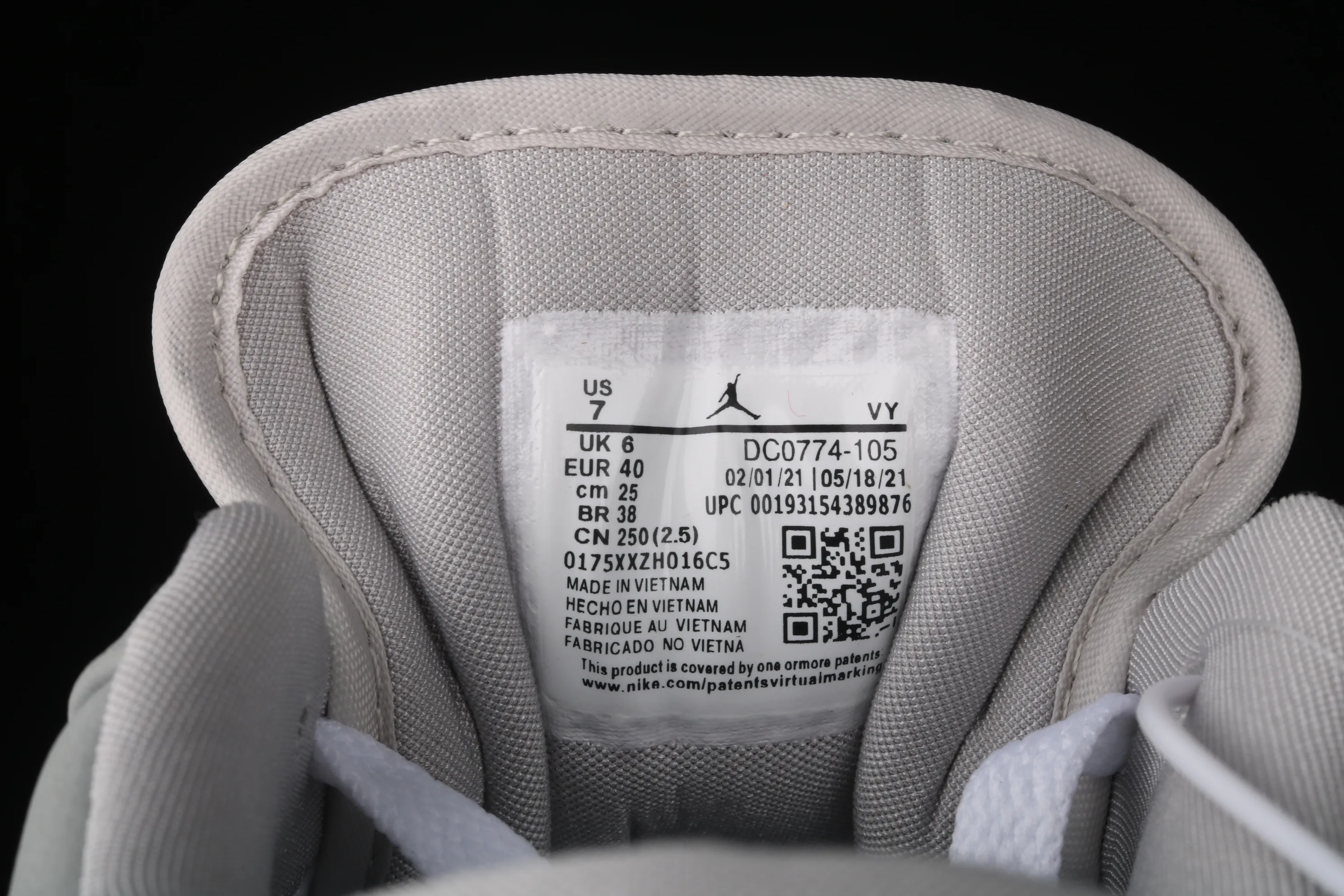 All Categories Air Jordan Jordan Series Basketball Shoes Air Jordan 1 Low Air Jordan 1 Low AJ1 Joe 1 Wolf Gray Low-top Cultural Leisure Sports Shoes DC0774-105